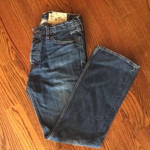 Men’s button fly Hollister denim jeans 33X32